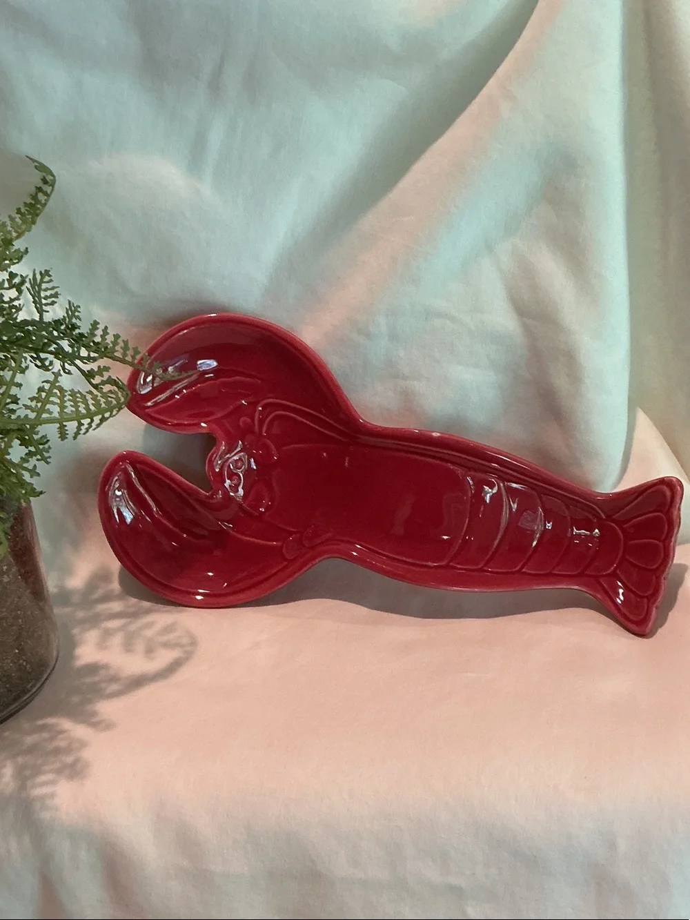 Coastal Inspired Lobster Shaped Spoon Rest
